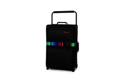 IT Luggage World's Lightest Medium 2 Wheel Suitcase - Black.